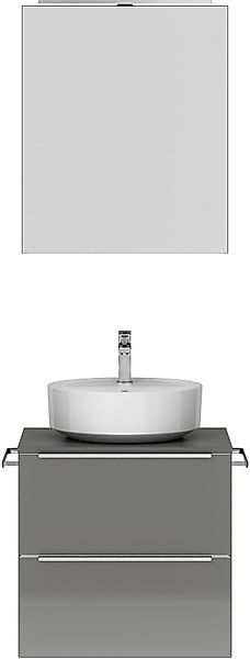 nobilia® Badmöbel-Set »Alvene«, (2 St., vormontiert, mit Soft-Close), inkl. günstig online kaufen