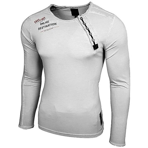 Baxboy Longshirt Baxboy Herren Longsleeve Langarmshirt günstig online kaufen