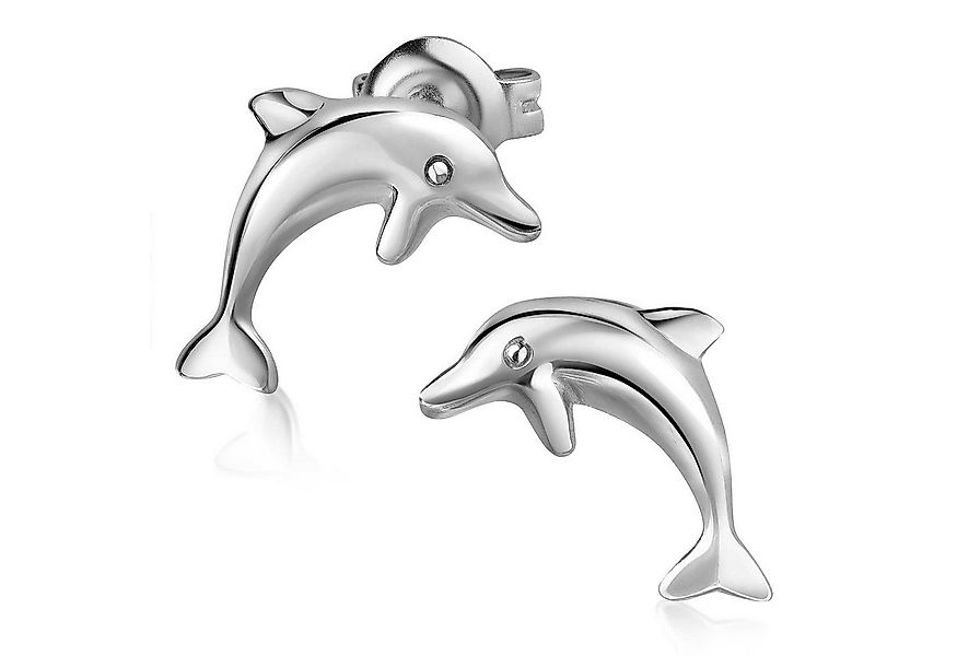 Materia Paar Ohrstecker Delfin Ohrringe Silber Dolphin SO-318, 925 Sterling günstig online kaufen