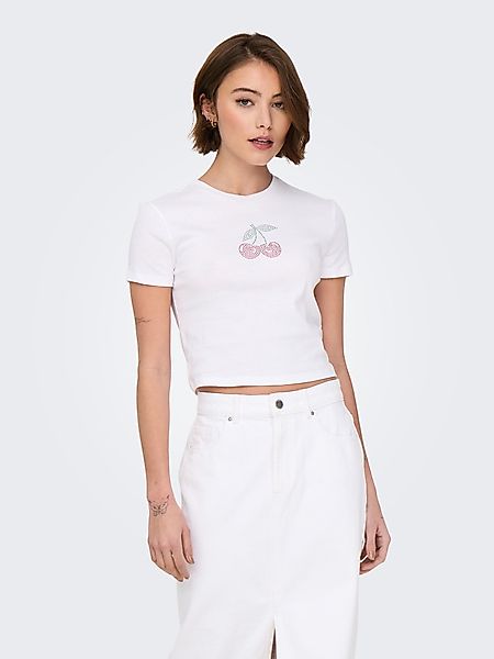 ONLY Kurzarmshirt ONLKIRA S/S BLING O-NECK günstig online kaufen