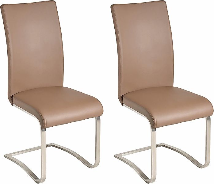 MCA furniture Freischwinger "Arco", (Set), 6 St., Kunstleder, 2er-, 4er-, 6 günstig online kaufen