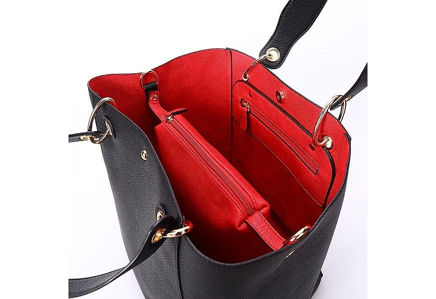 LuxusKollektion Shopper Taschen Damen Leder Shopper Henkeltaschen Handtasch günstig online kaufen