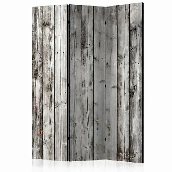 artgeist Paravent Raw Boards [Room Dividers] schwarz/beige Gr. 135 x 172 günstig online kaufen
