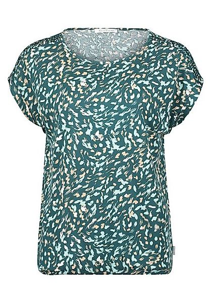 Betty&Co Kurzarmshirt "Betty & Co Casual-Shirt mit Gummizug", (1 tlg.), Mat günstig online kaufen