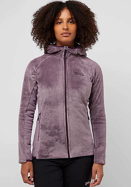 Jack Wolfskin Fleecejacke "ROTWAND HOODED FZ W", mit Kapuze günstig online kaufen