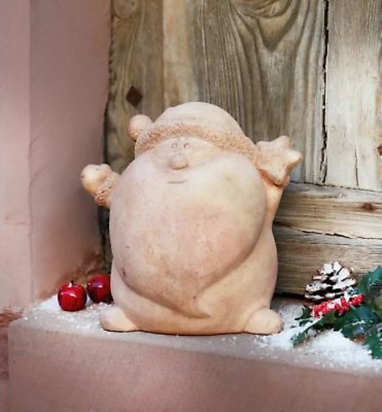 HOME Living Santa Terracotta Dekoobjekte beige günstig online kaufen
