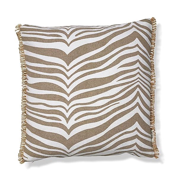 Zebra Kissen 50 x 50cm Simply taupe günstig online kaufen