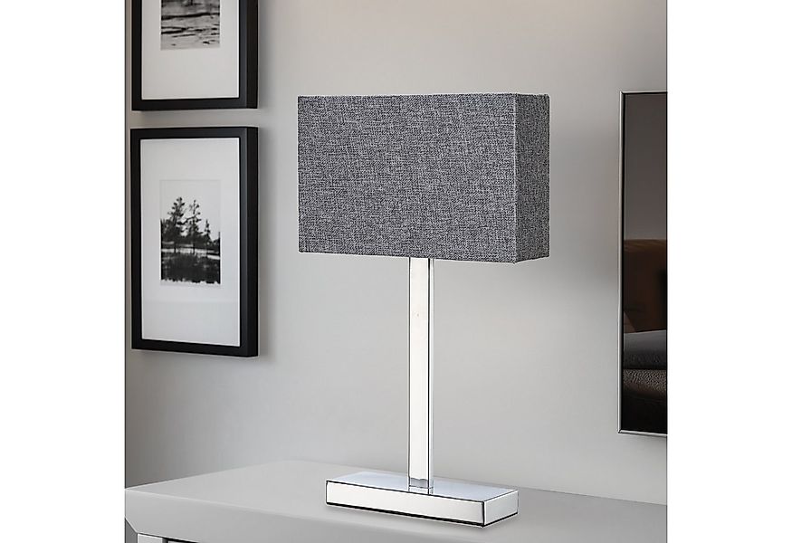 STANBOW Tischleuchte Tischlampe aus Metall mit Leinenschirm im Modern-Stil, günstig online kaufen