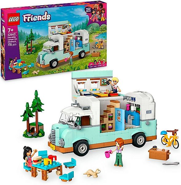 LEGO® Wohnmobil (42663), LEGO Friends Konstruktionsspielsteine, (778 St), M günstig online kaufen