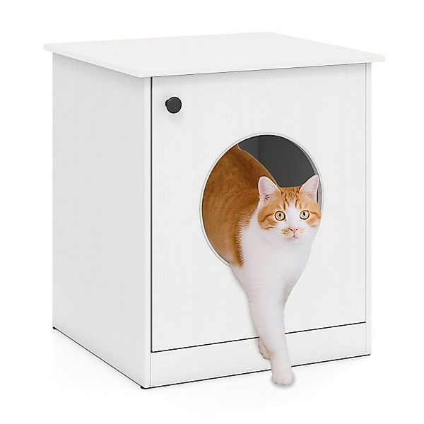 COSTWAY Tierhaus, Katzenschrank Katzenhaus Katzenklo Schrank günstig online kaufen