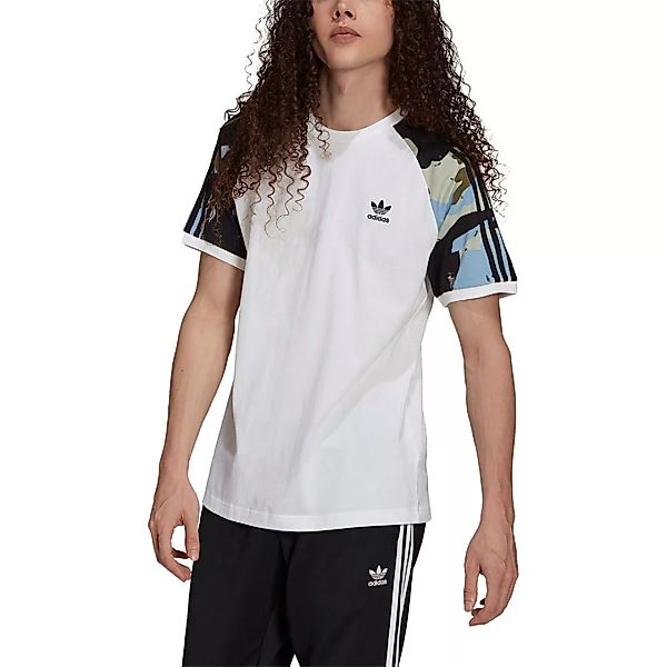 Adidas Originals Camo Cali Kurzarm T-shirt XL White günstig online kaufen