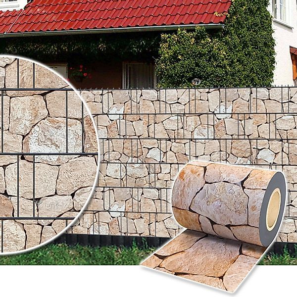 Plantiflex Sichtschutzstreifen Sichtschutz Rolle 35m blickdicht günstig online kaufen