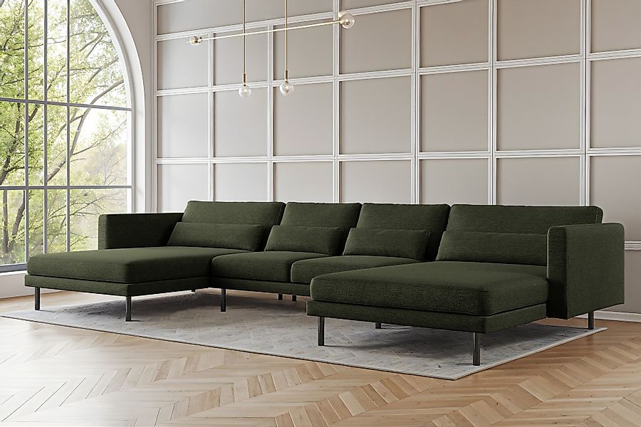 Fun Möbel Wohnlandschaft Sofa in U-Form günstig online kaufen