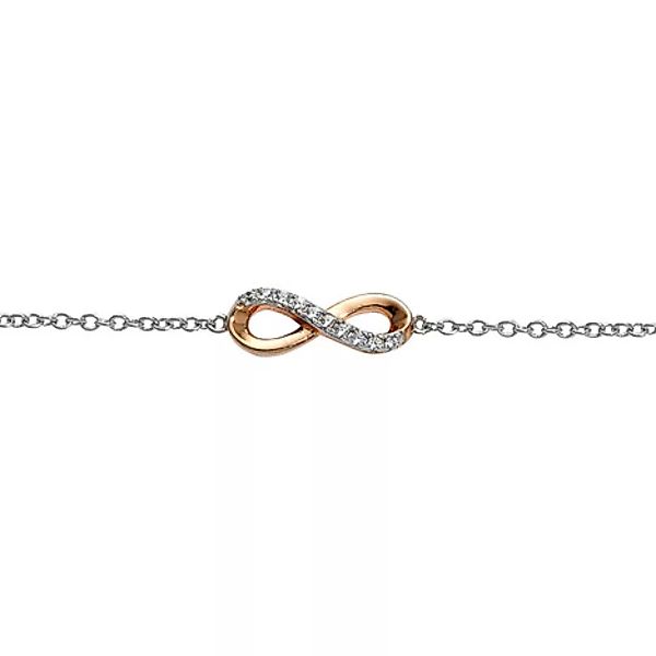 SIGO Armband 925 Silber Infinity rosé günstig online kaufen