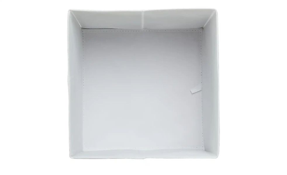 Aufbewahrungsbox faltbar   ¦ weiß ¦ Polyester ¦ Maße (cm): B: 32 H: 32 T: 3 günstig online kaufen