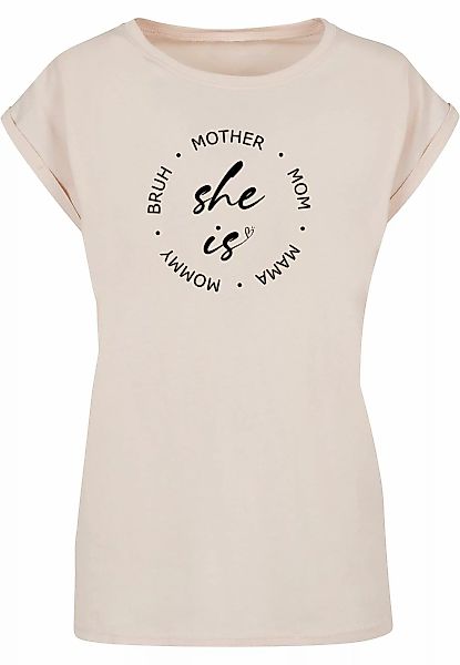 Merchcode T-Shirt "Merchcode Damen Ladies Mothers Day - She is T-Shirt" günstig online kaufen