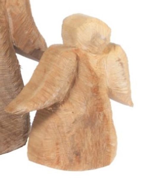 Holzengel aus Pappel naturbelassen - handgefertigte Dekoration Unikat für W günstig online kaufen