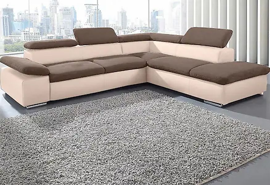 Ecksofa Valantine V, wahlweise mit Bettfunktion günstig online kaufen