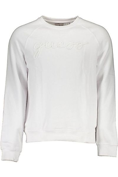 GUESS JEANS Sweatshirt Herren Sweatshirt Weiß – Bio-Baumwolle günstig online kaufen