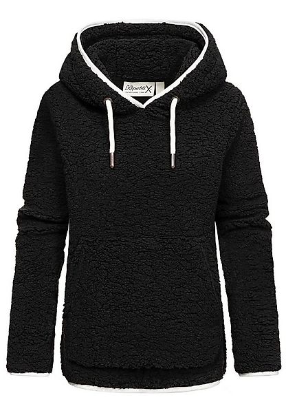 REPUBLIX Kapuzenpullover CAROL Damen Teddy Sweatjacke Plüsch Hoodie Pullove günstig online kaufen