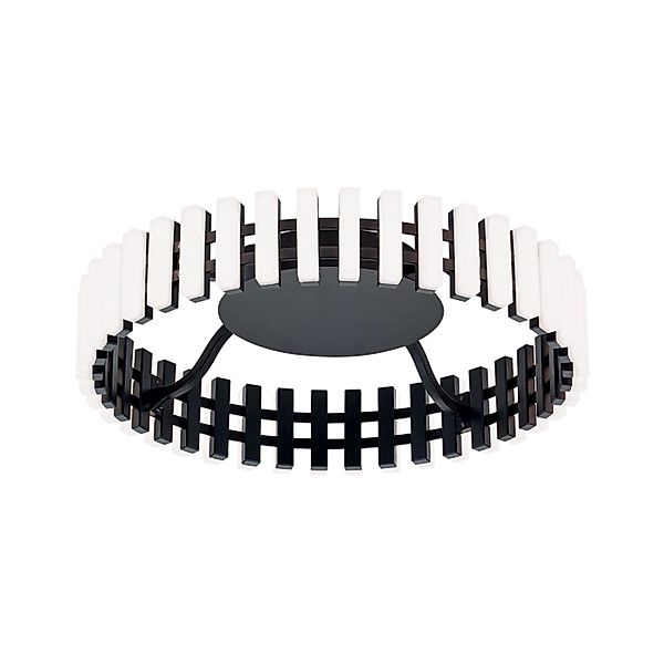 Orion Leuchten LED Deckenleuchte Ø 43 cm 29W 2240LM 3000K Schwarz günstig online kaufen