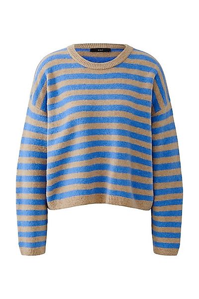 Oui Strandpullover Pullover camel blue günstig online kaufen