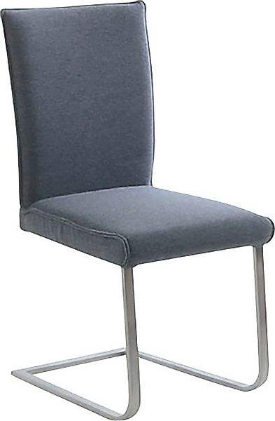 K+W Komfort & Wohnen Freischwinger "Santos III" () mit Sattlernaht, Gestell günstig online kaufen