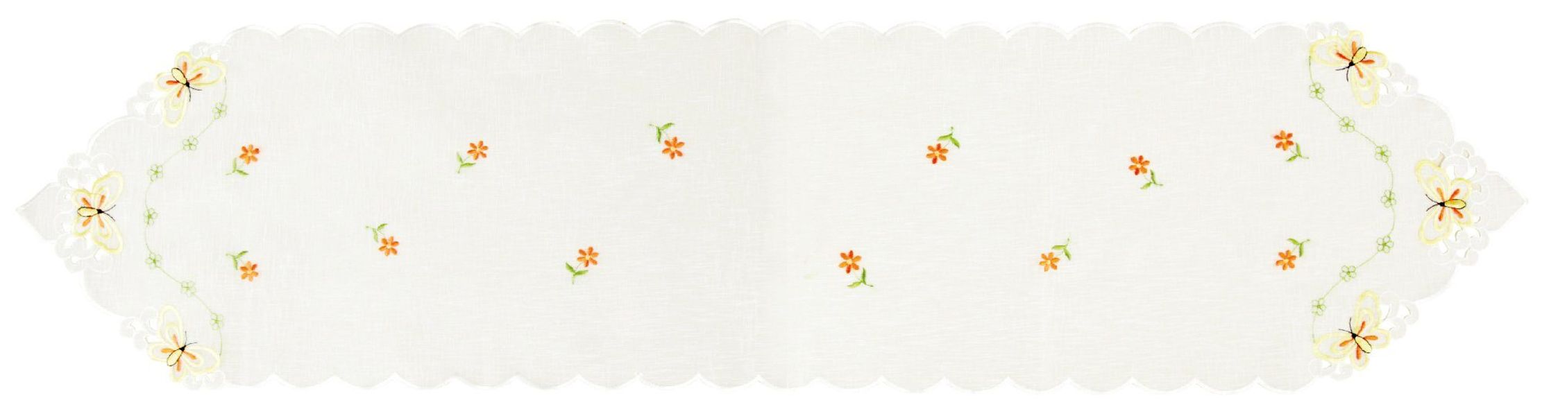 Arsvita Tischläufer bestickt 140x35cm Platzdecke (1-tlg), günstig online kaufen