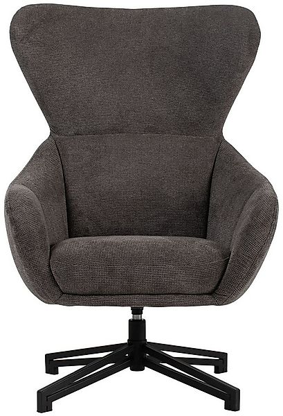 bene living Ohrensessel Marconia - drehbar - dunkelgrau (1-St), durchgehend günstig online kaufen