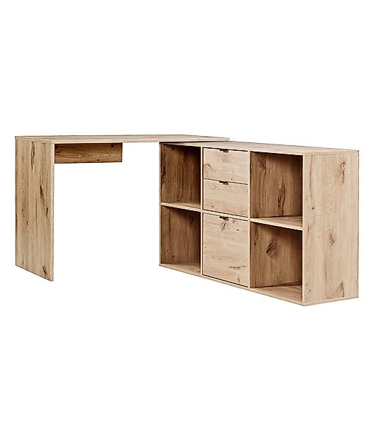 mokebo Eckschreibtisch Der Produktive (mit 2 günstig online kaufen