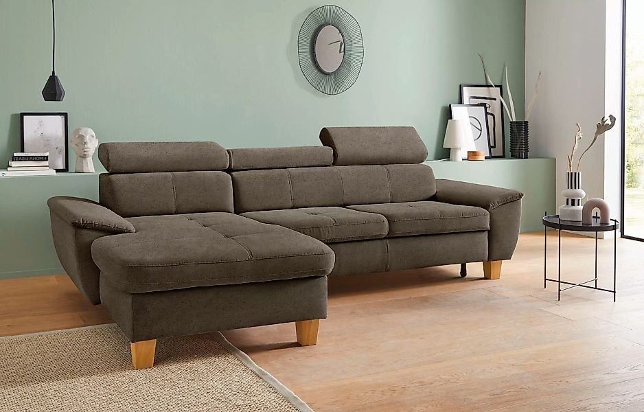 exxpo - sofa fashion Ecksofa "Enya, aufwendige Detailverarbeitung, hoher Si günstig online kaufen