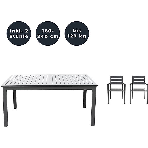 Home Deluxe Sitzgruppe Casa Madera 2-tlg. günstig online kaufen
