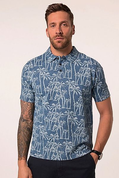 JP1880 Poloshirt Poloshirt Halbarm Alloverprint Vintage Look günstig online kaufen