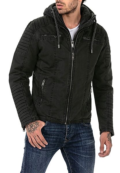 RedBridge Bikerjacke mit abnehmbarer Kapuze im günstig online kaufen