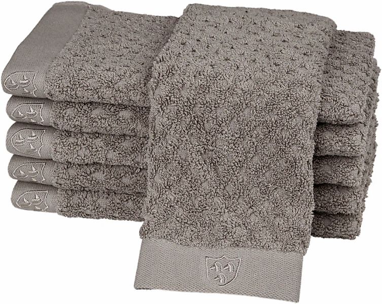 ROSS Gästehandtücher "Harmony" 100 % Baumwolle, Hoch Tief Struktur, viele F günstig online kaufen