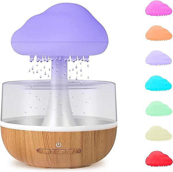 ZEUOPQ Luftbefeuchter Luftbefeuchter Regenwolke Nachtlicht 7 günstig online kaufen