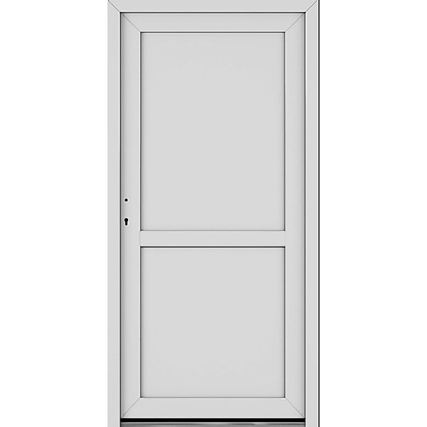 Roro Nebeneingangstür OKE 1150 Kunststoff 5FA Weiß 98 cm x 198 cm DIN L günstig online kaufen