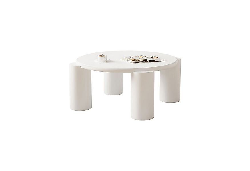 OKWISH Couchtisch Rundtischdesign (Wohnzimmertisch, Satztisch, 1-St., Runde günstig online kaufen