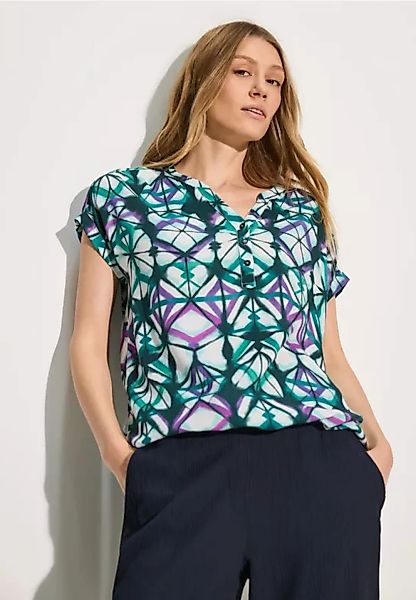 Bluse mit grafischem Muster günstig online kaufen
