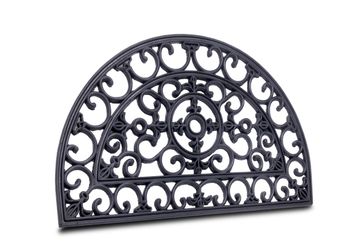 HANSE Home Fußmatte "Mix Mats Gusseisen-Optik Gummi Fleur, Türmatte" halbru günstig online kaufen