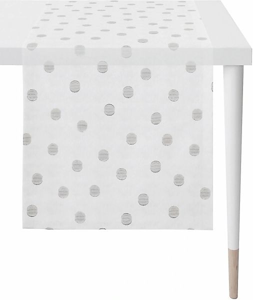 APELT Tischläufer "Sevilla - Loft Style" Scherli - transparent günstig online kaufen