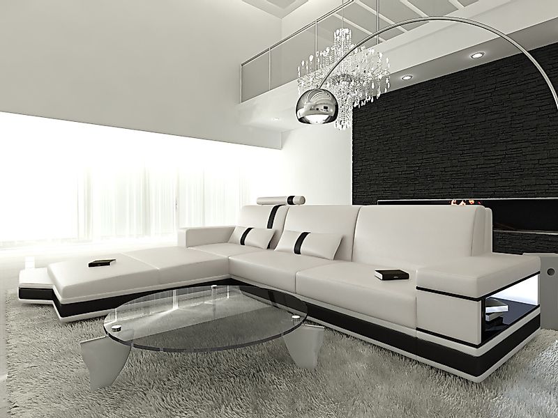 Sofa Dreams Ecksofa Ledercouch Leder Sofa günstig online kaufen