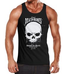 Neverless Tanktop Herren Tank-Top Skull Death günstig online kaufen