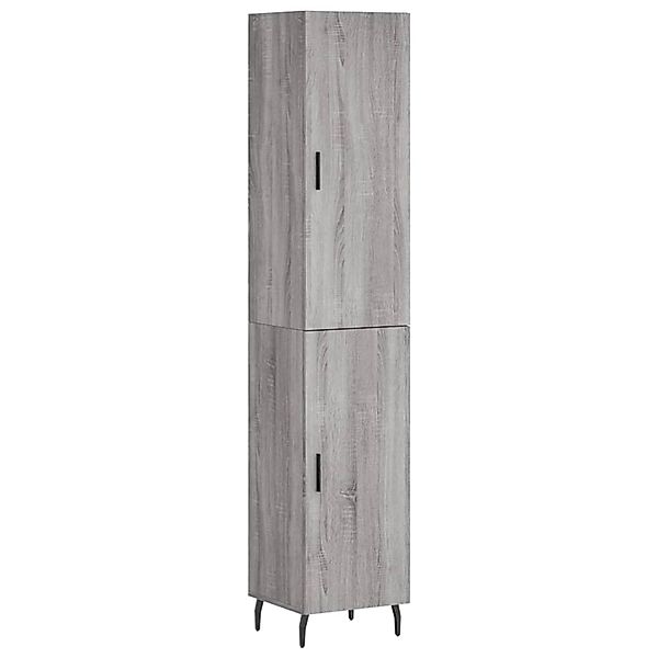 vidaXL Highboard Grau Sonoma 34,5x34x180 cm Holzwerkstoff 3198807 günstig online kaufen