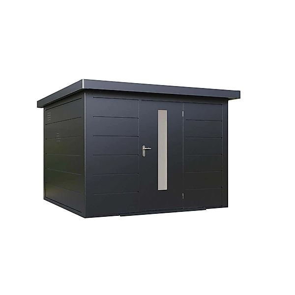 Finnhaus Wolff Metall-Gerätehaus Hakon 3030 Anthrazit günstig online kaufen