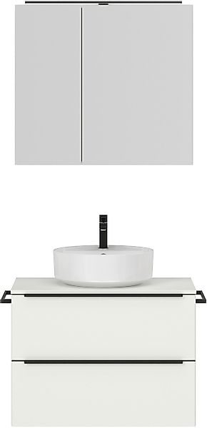 nobilia® Badmöbel-Set »Alvene«, (2 St., vormontiert, mit Soft-Close), inkl. günstig online kaufen