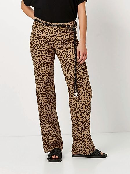 TONI Straight-Jeans "Ella" mit Leo-Print günstig online kaufen