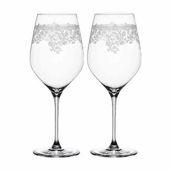 SPIEGELAU Arabesque Bordeauxglas 810 ml 2er Set Rotweingläser transparent günstig online kaufen