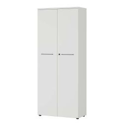 Büromöbel Set in Lichtgrau höhenverstellbarem Schreibtisch (fünfteilig) günstig online kaufen