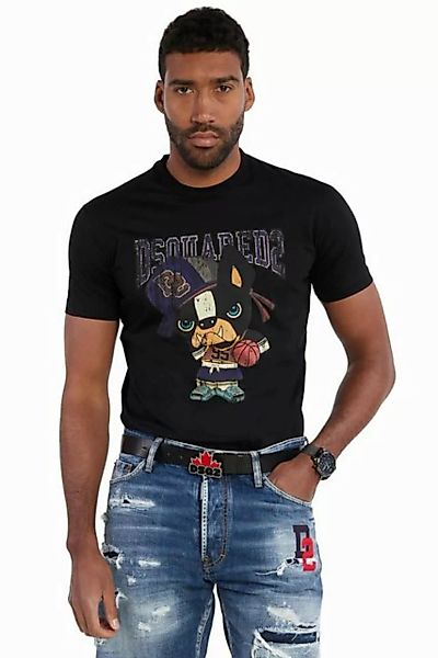 Dsquared2 Print-Shirt Dsquared2 Cool Fit Cotton T-Shirt Ciro Logo günstig online kaufen